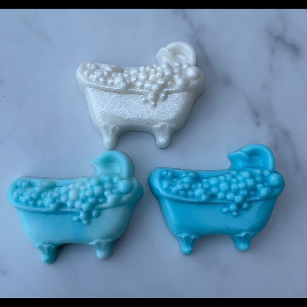 Bubble bath soap bars- Natural Shea butter soap